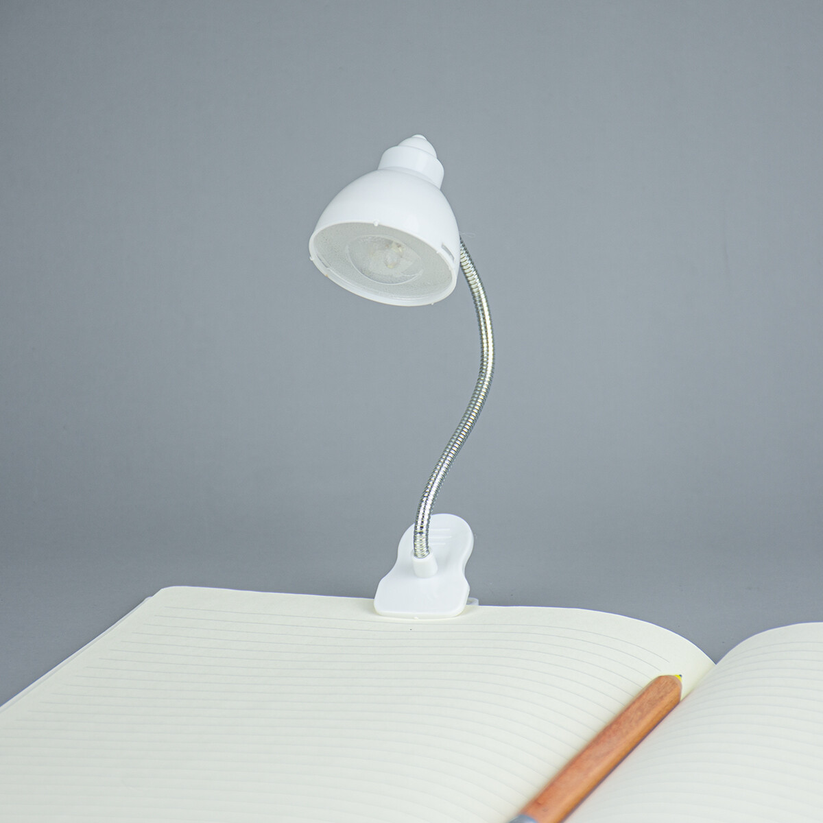 Luz De Lectura Con Clip - Blanco 