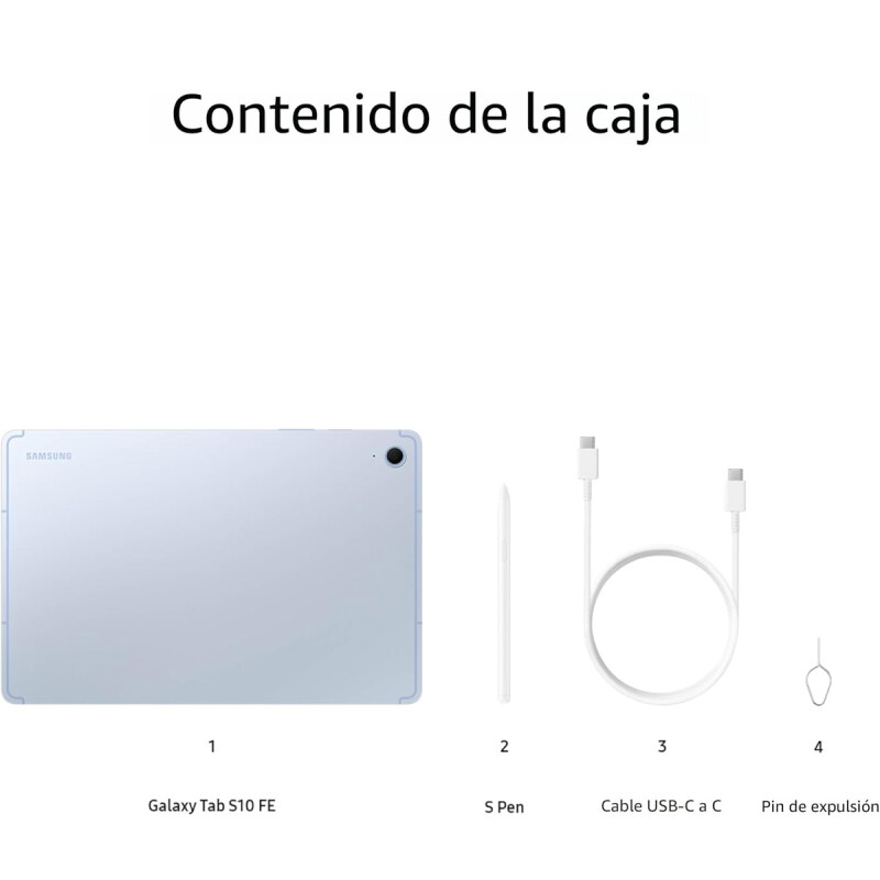 Tablet Samsung Galaxy Tab S10FE 128GB 8GB Blue Book Cover Tablet Samsung Galaxy Tab S10FE 128GB 8GB Blue Book Cover