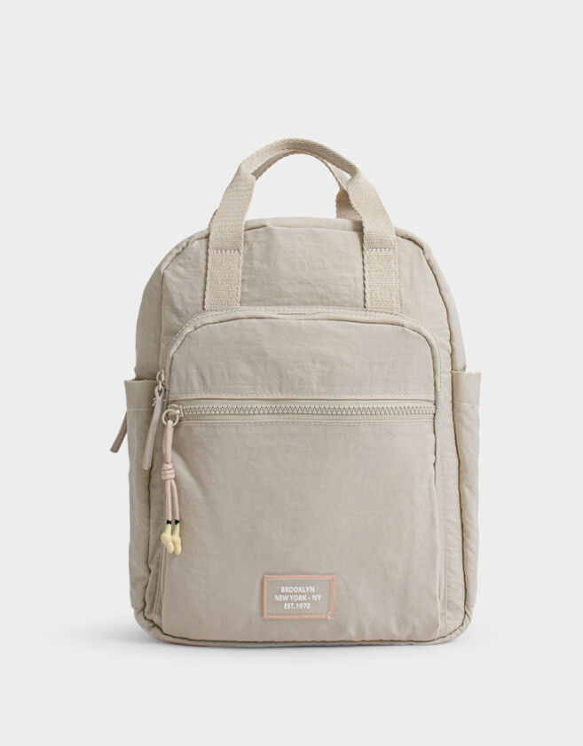 Mochilas Urbanas Deportivo Mochila Colorblock - Marron Beige