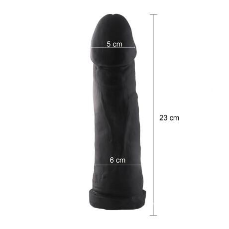 Consolador Super Large Macizo Negro