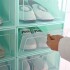 Cajas Estantes Organizador Rack Zapatos Zapatera Apilabl X48 Color Variante Verdeagua