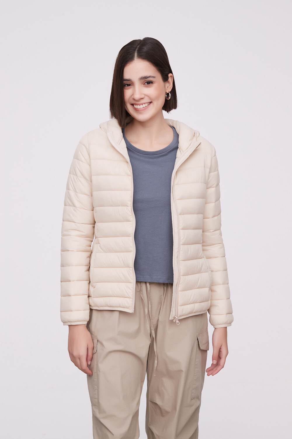 Campera Lennox Beige Claro