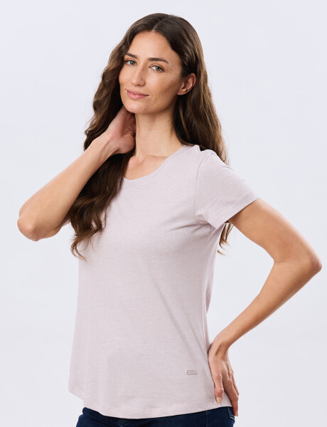 REMERA BÁSICA DE ALGODÓN Lila