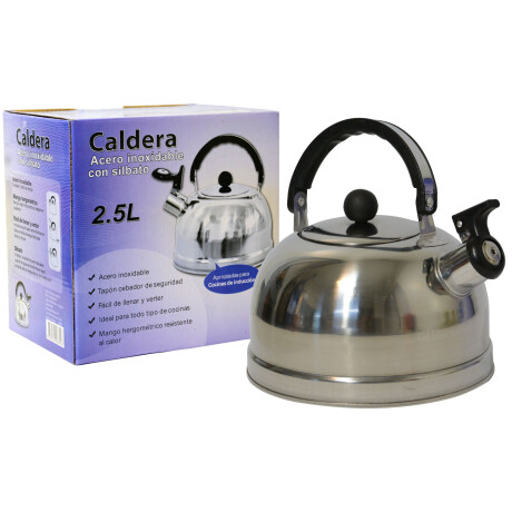 Caldera de acero inoxidable 2.5lt Caldera de acero inoxidable 2.5lt