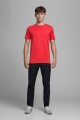 Camiseta básica de algodón orgánico True Red