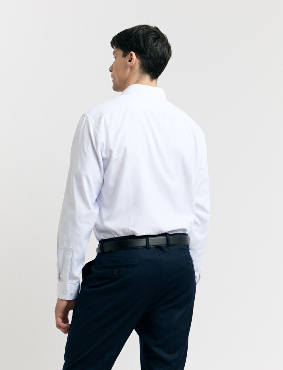 012675 CAMISA HARRINGTON LABEL Blanco