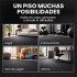 Piso Tatami Goma Eva Encastrable 1x1m 2cm Yoga Pesa Mancuer NEGRO GRIS