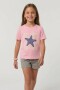 Remera m/c estampada Starfish ROSA