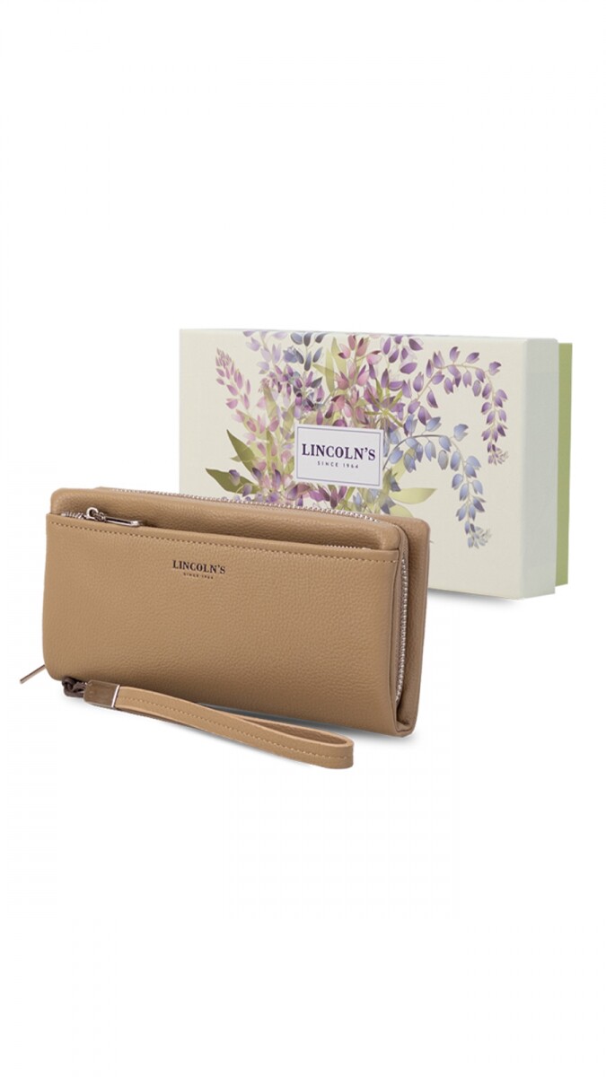 BILLETERA ORIANA - TOSTADO 