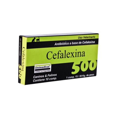 CEFALEXINA 500 X CAJA DE 10 COMPRIMIDOS CEFALEXINA 500 X CAJA DE 10 COMPRIMIDOS