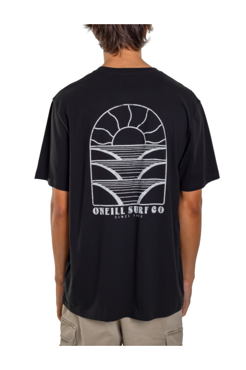 Remera O'Neill Overzized Boxy Horizon Negro
