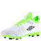 Championes de Hombre Umbro Futbol 11 Flash HG Blanco - Verde Fluo - Negro