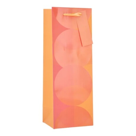 Bolsa Botella Top Diseño Moderno Naranja