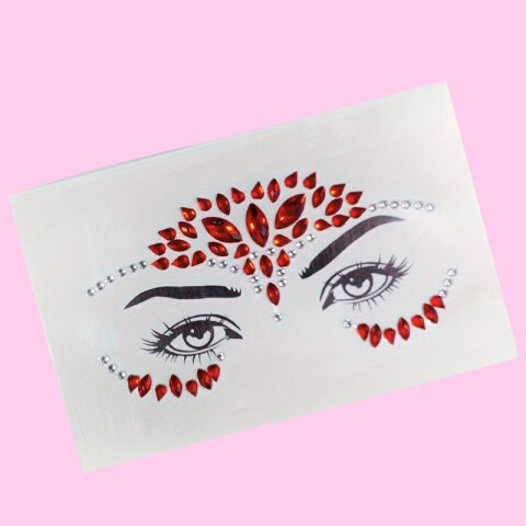 Stickers para Rostro Rojo
