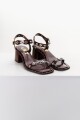 SANDALIA REBEL MARRON