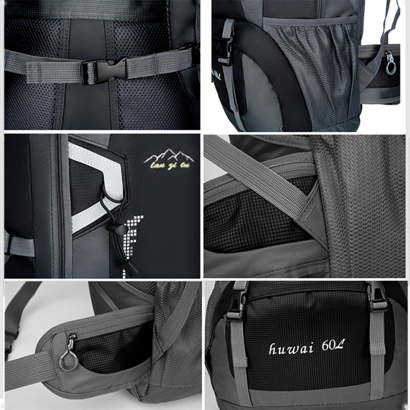 Bolso Mochila de Camping, Trekking y Senderismo de 60 Litros Bolso Mochila de Camping, Trekking y Senderismo de 60 Litros