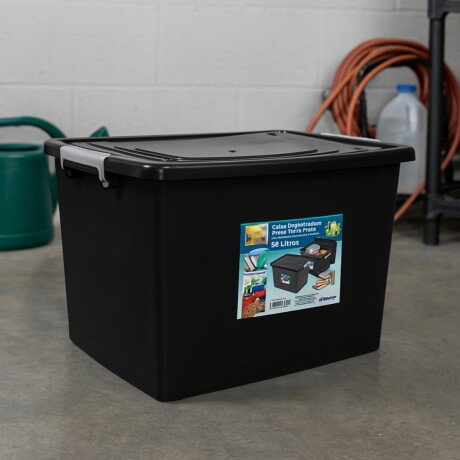 Caja organizadora 56 lts NEGRO