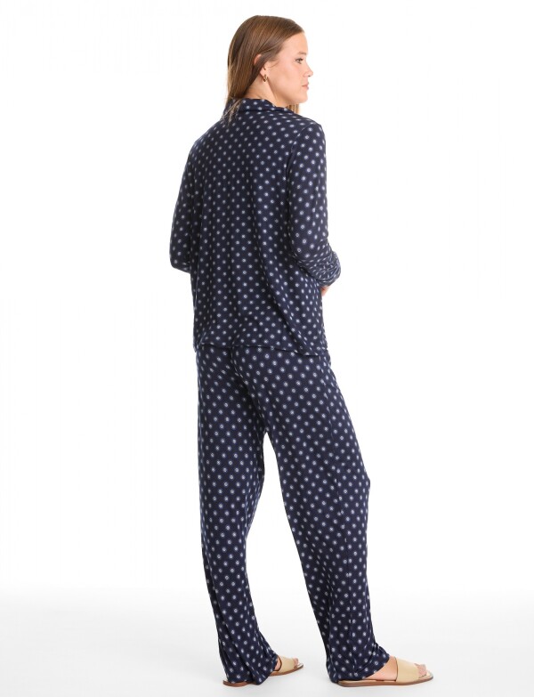 Pijama Con Pantalon AZUL/MULTI
