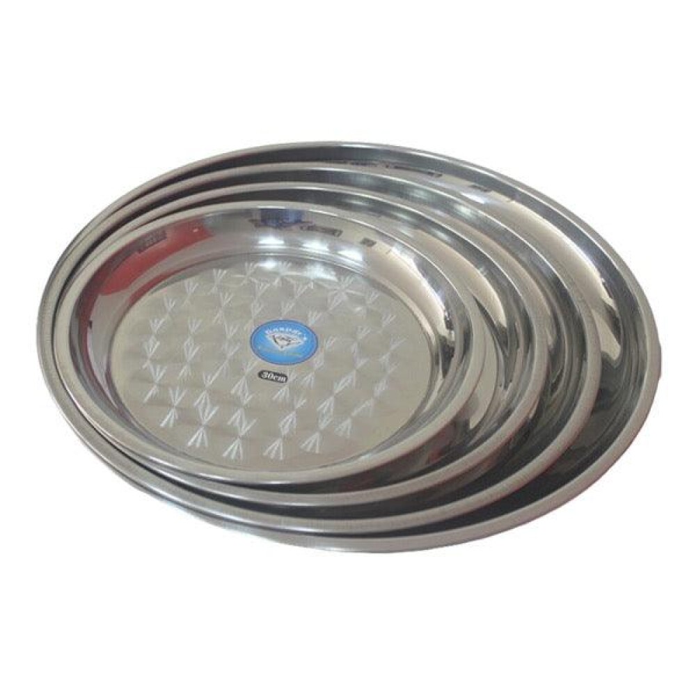 Set De Bandejas x4 De Acero Inoxidable Set De Bandejas x4 De Acero Inoxidable