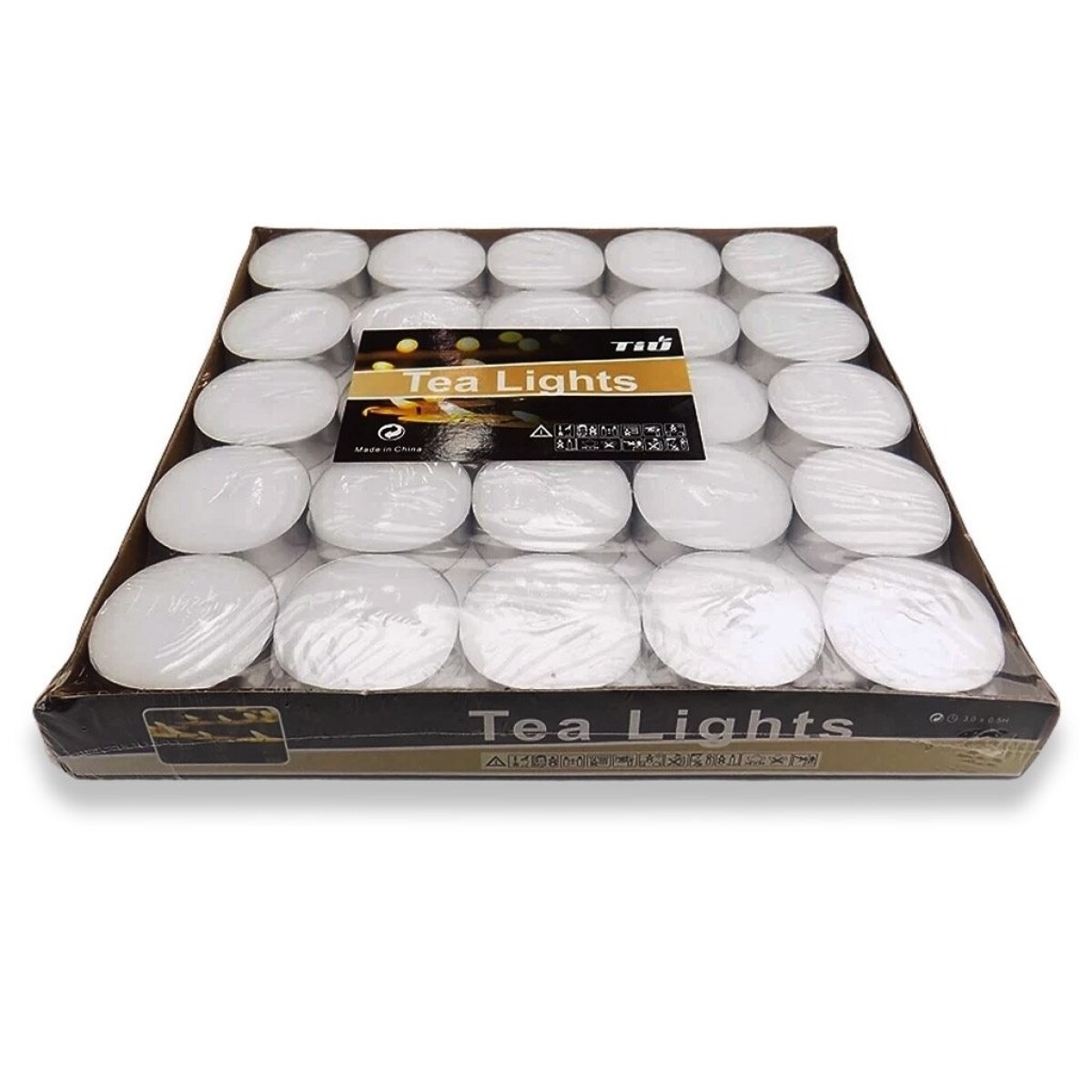 Set de 50 Velas Tealight Blancas 