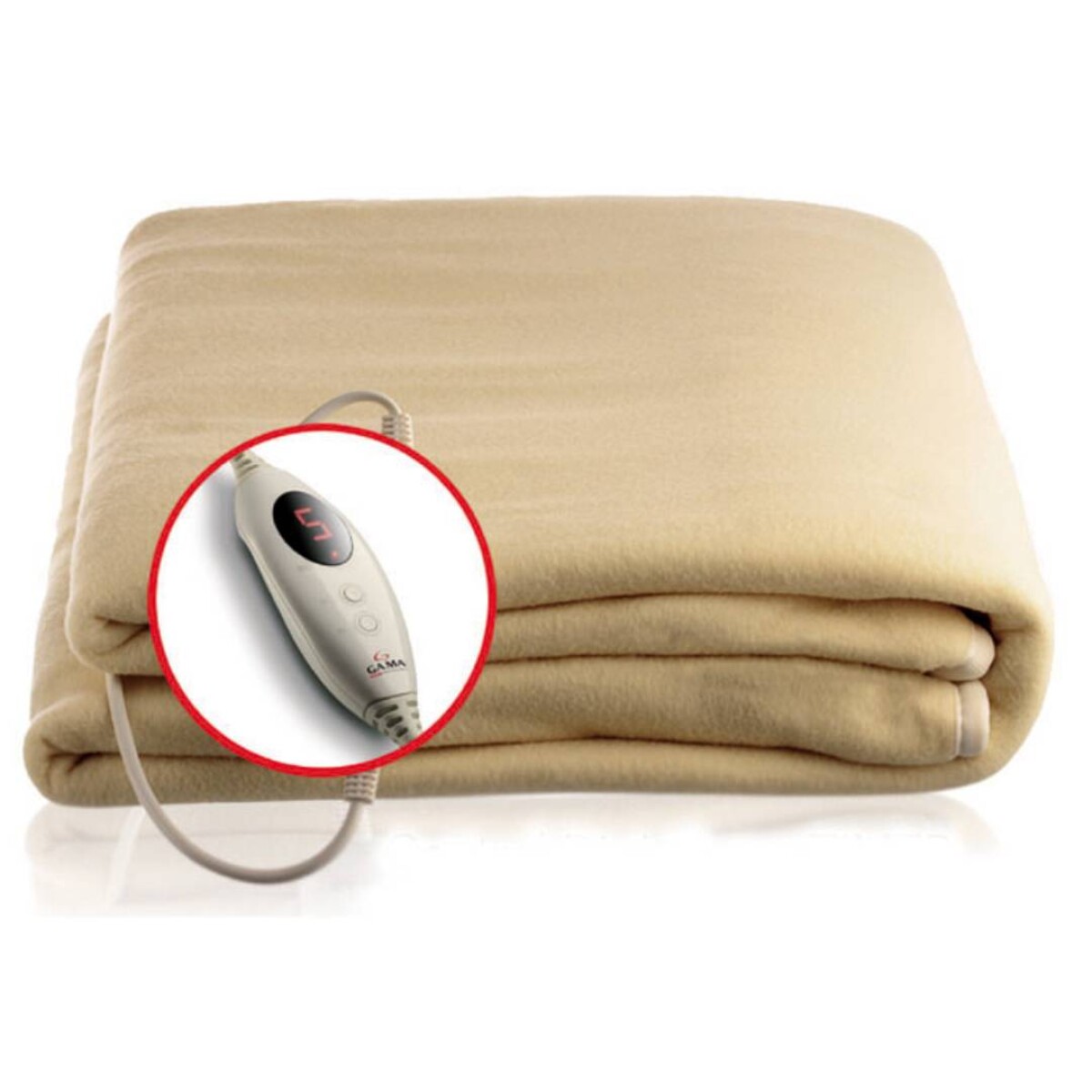Calienta Cama GAMA 1 Plaza 100% Polyester - Con control Digital 