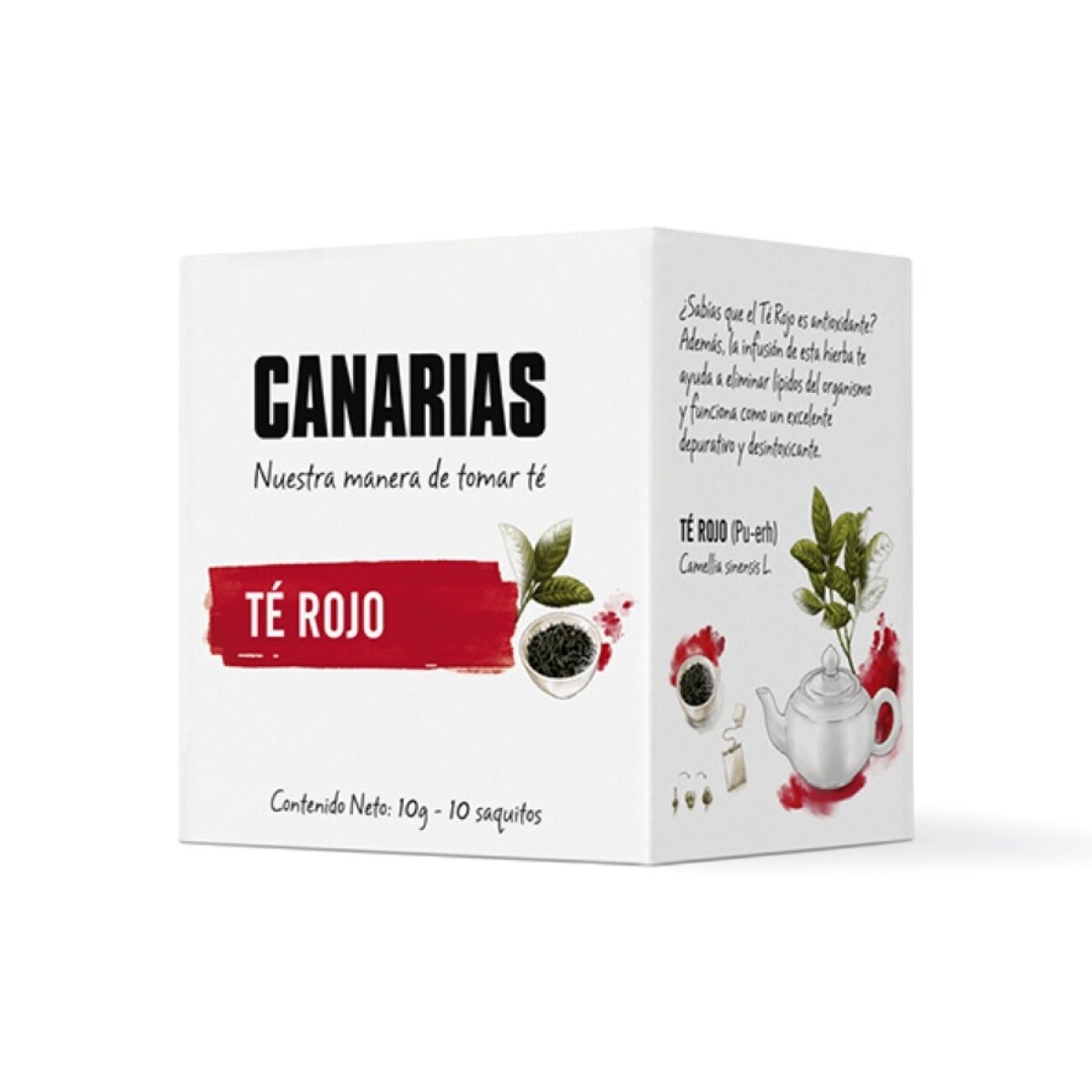 Caja X10 Té Rojo Canarias 10GR 