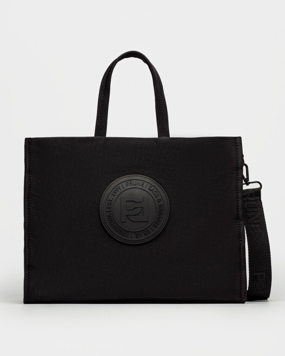 Cartera de mano Elena en nylon - Negro 