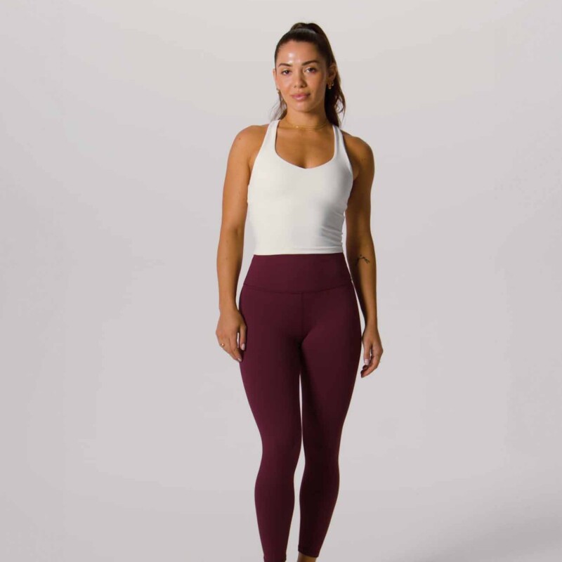 Leggings Define PowerHold High-Waisted 7/8 Mujer Oxblood