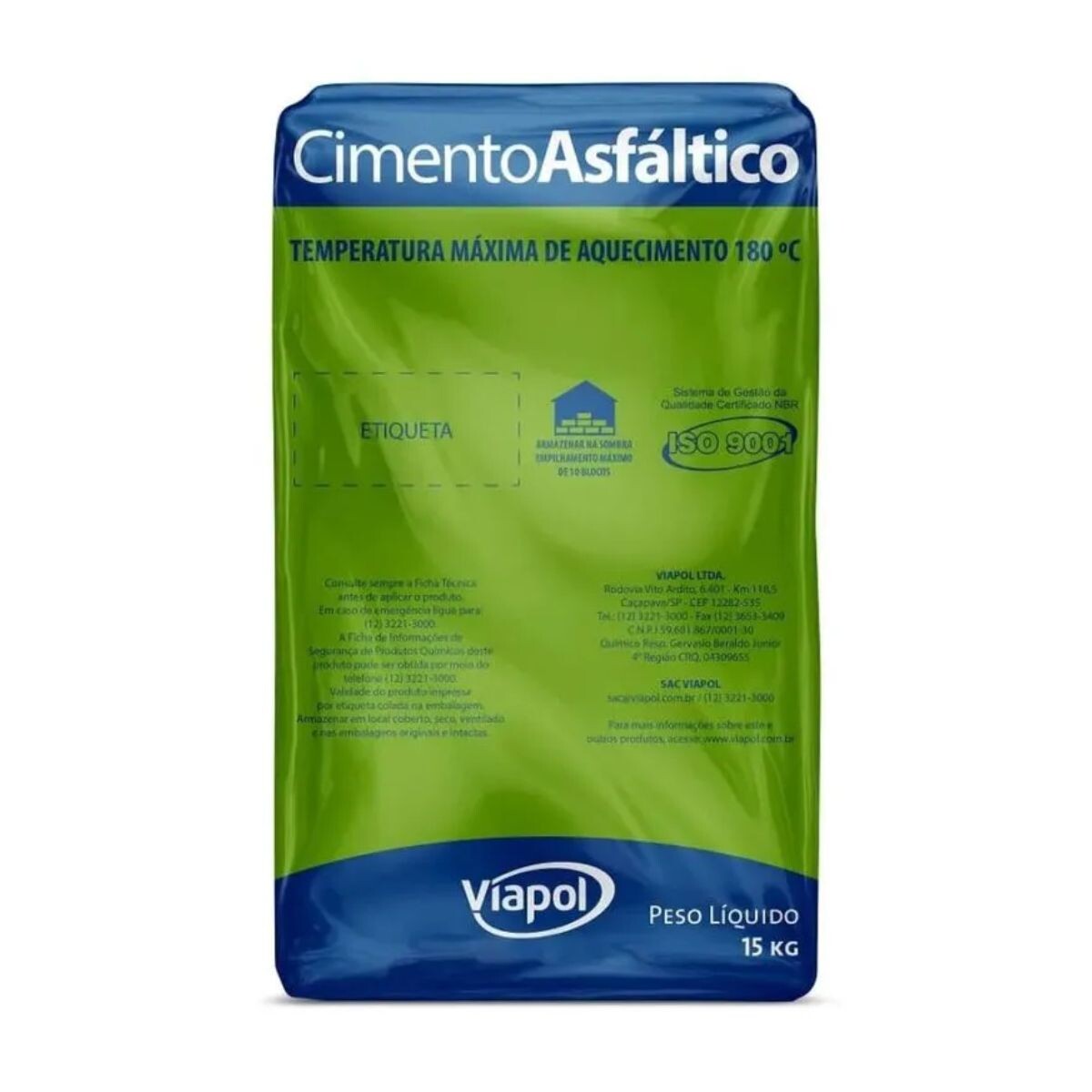ASFALTO OXIDADO NBRX 15 KG VIAPOL Asfalto Oxidado Nbrx 15 Kg Viapol
