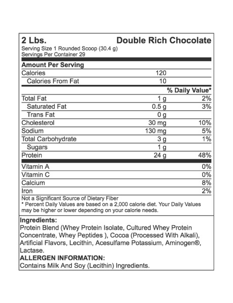 Suplemento Optimum Nutrition Gold Standard Whey 2Lb Chocolate