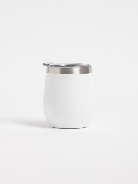 Mate acero inoxidable Blanco