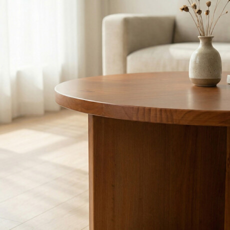 Mesa de Centro Arco - Redonda 0002 (Honey)