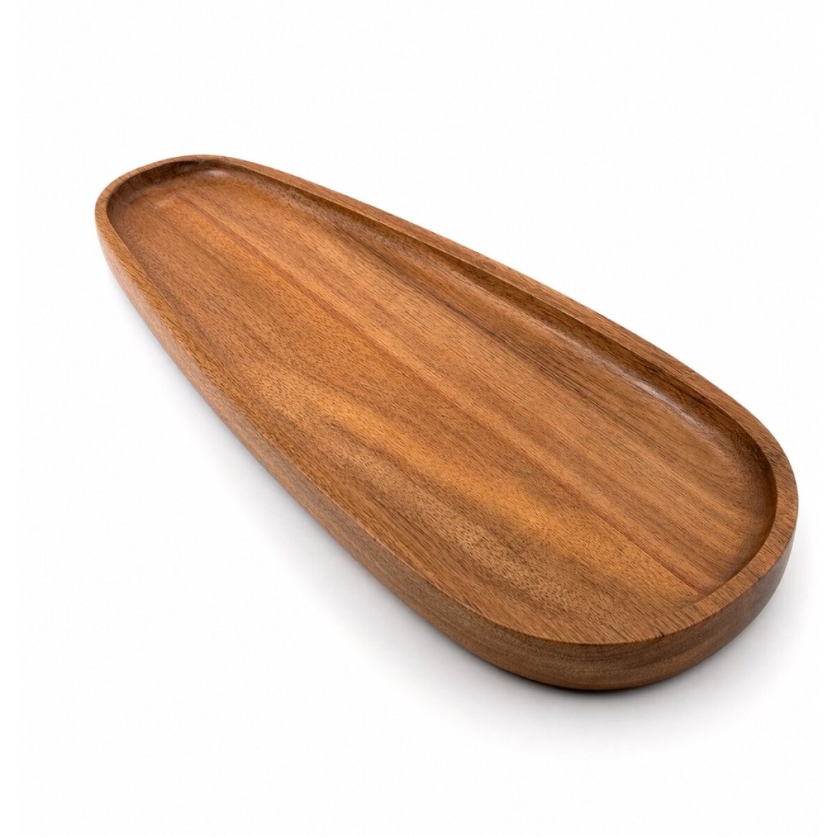 BANDEJA OVAL 12x25CM MADERA BAMBOO 