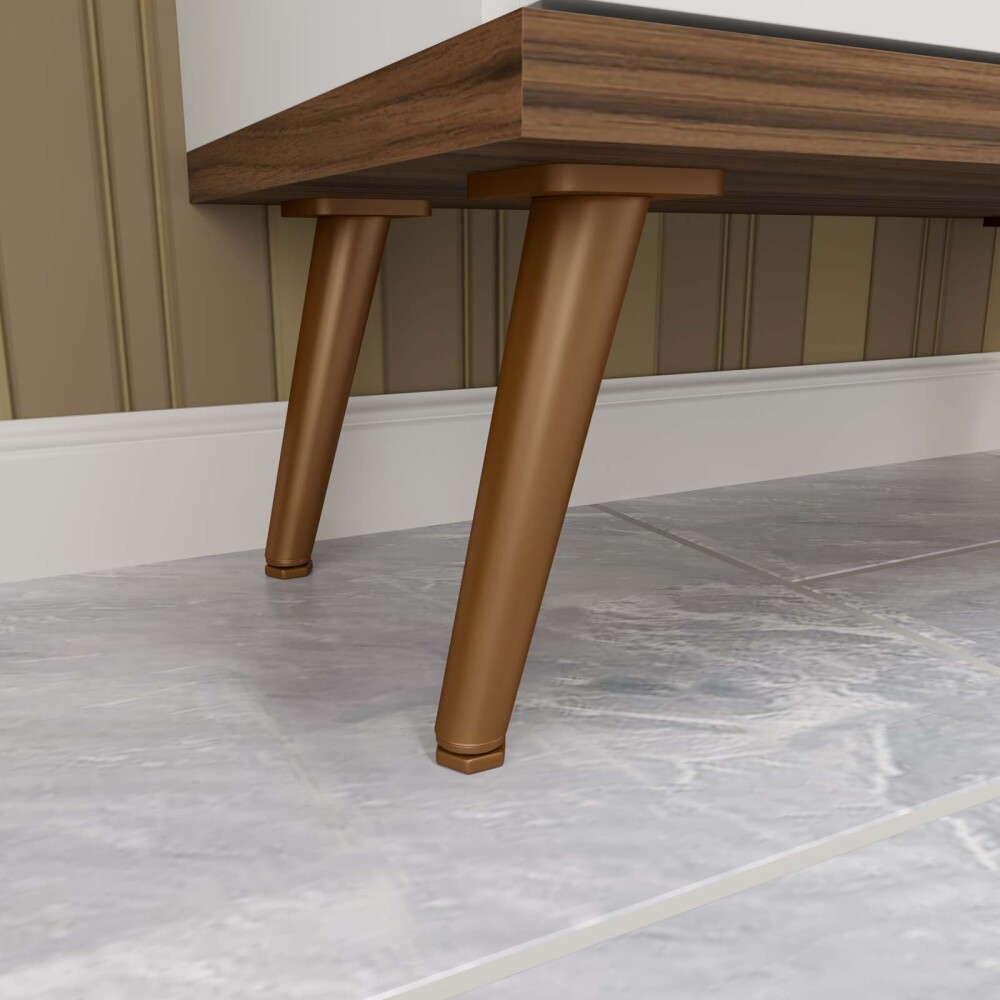 PATAS PARA MUEBLE DE BAÑO PLASTICO GRIS 18 CM