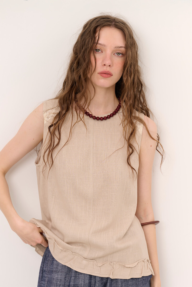 TOP PILAR - BEIGE 