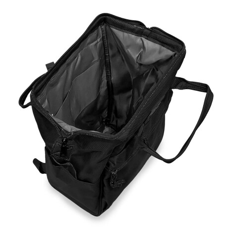 Mochila Cartera Everlast Bolso Dama Urbana Antirrobo Negro