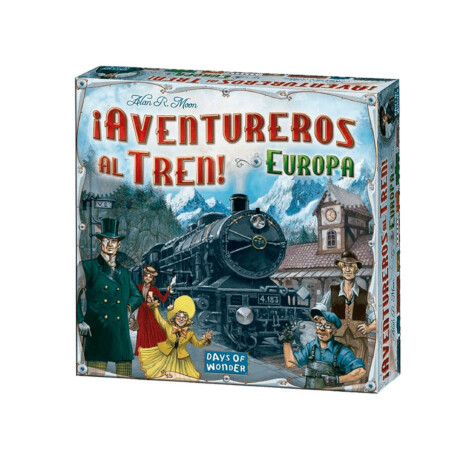Juego de Mesa Asmodee Aventureros Al Tren Europa +8 001
