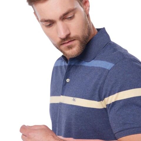 REMERA POLO S-4XL MARINO