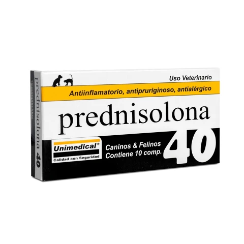 PREDNISOLONA 40 MG X CAJA DE 10 COMPRIMIDOS PREDNISOLONA 40 MG X CAJA DE 10 COMPRIMIDOS