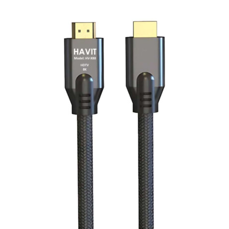 Cable Havit Hv-x88 Hdmi 1.8 Metros Negro y Gris