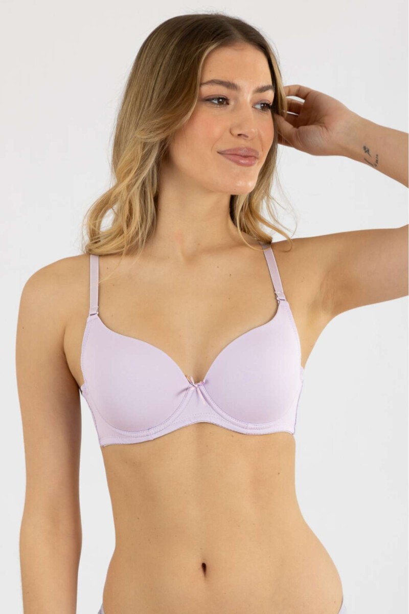Soutien preformado push up sacks every day - Lila 