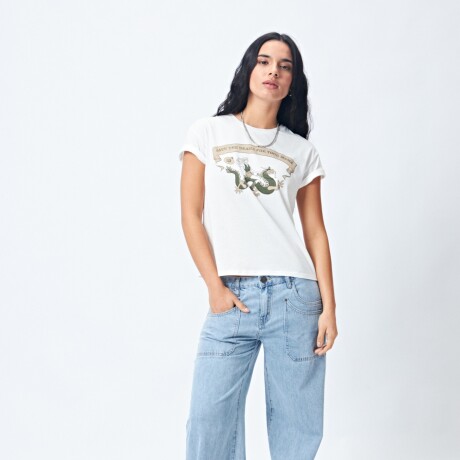REMERA DRAMA Blanco