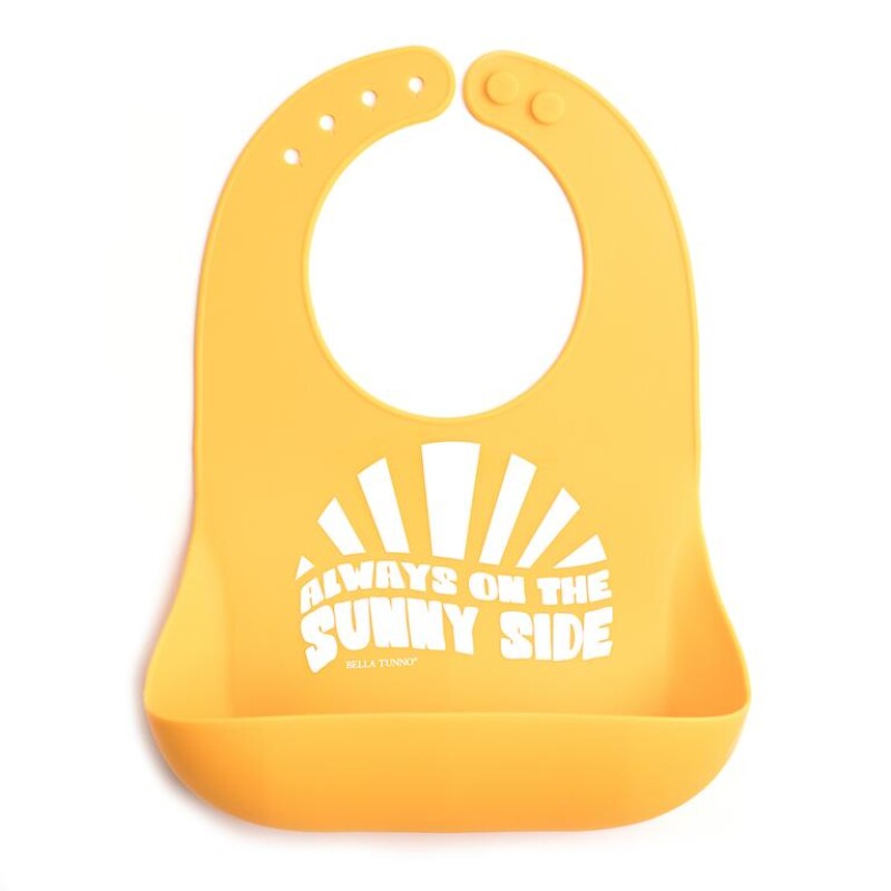 Babero de silicona con bolsillo Sunny Side