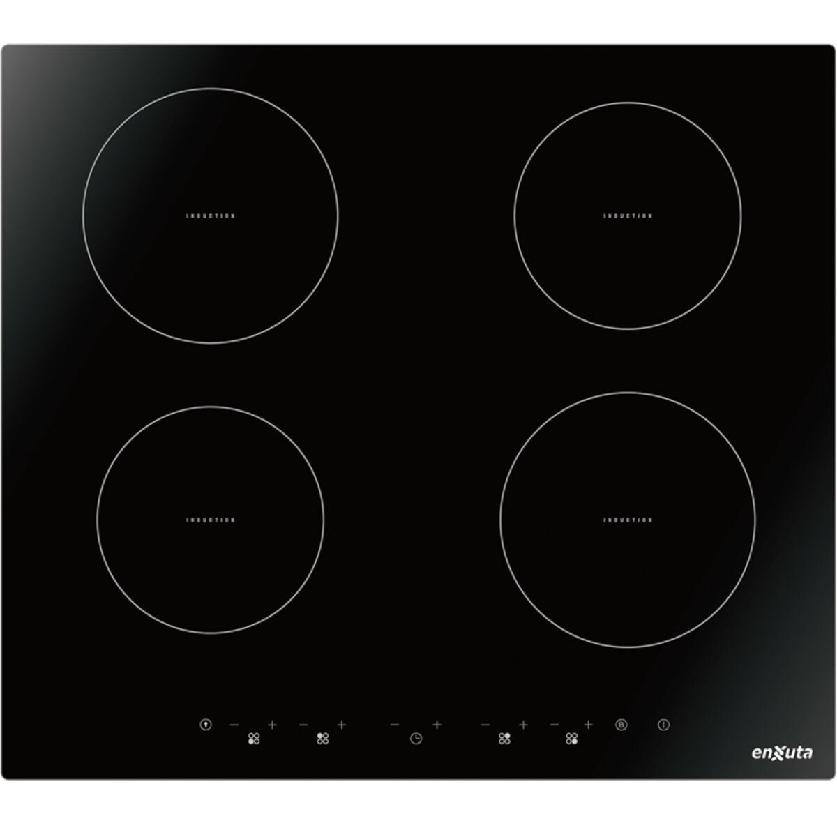 ANAFE DE EMPOTRAR DE INDUCCIÓN CON 4 HORNALLAS ENXUTA 