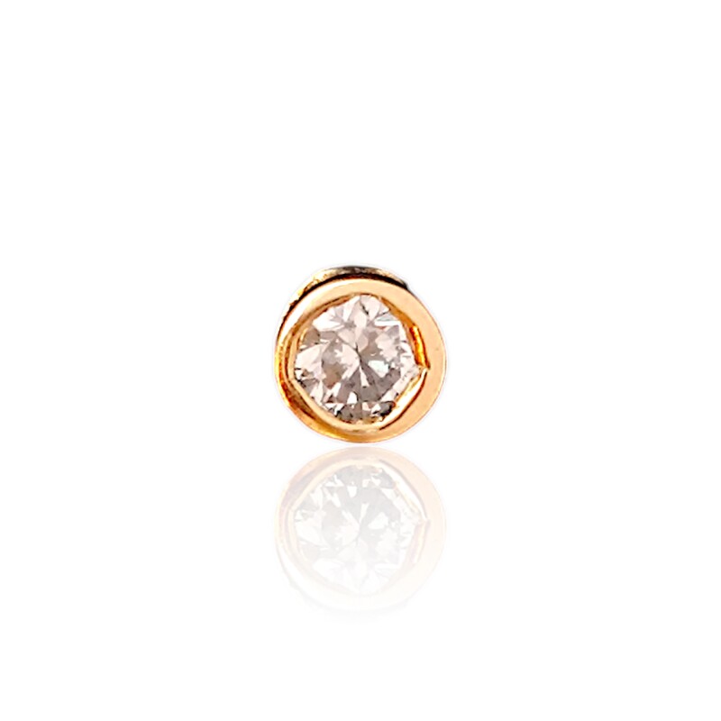 Dije Punto de luz-Oro bajo-Piedra Zirconia-CP8577 Conpiedra