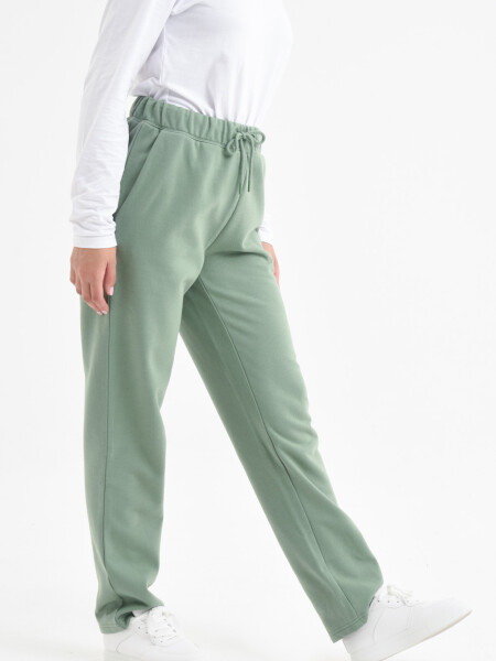 Pantalón deportivo básico Verde