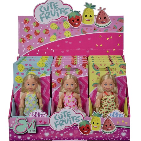 Muñeca Evi Love Adorable Vestido de Frutas Surtidas 001