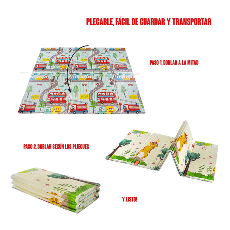 Alfombra Juego Bebé Antigolpes Plegable Reversible 180x150Cm Alfombra Juego Bebé Antigolpes Plegable Reversible 180x150cm