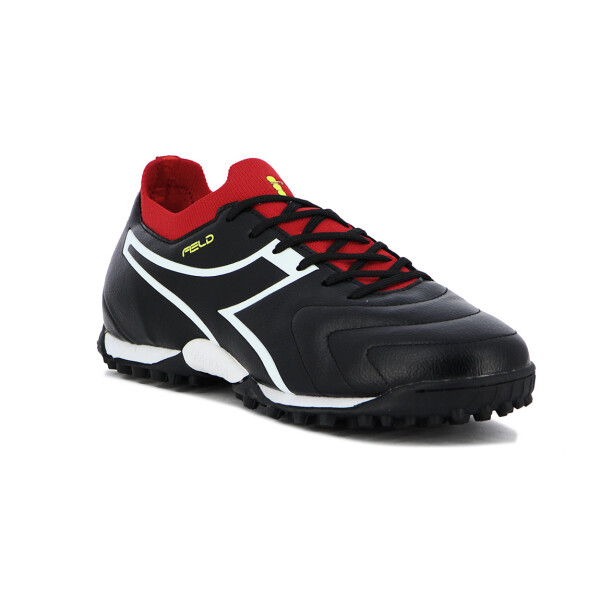Diadora Field Futbol Tf Hombre - Negro/blanco Negro-blanco
