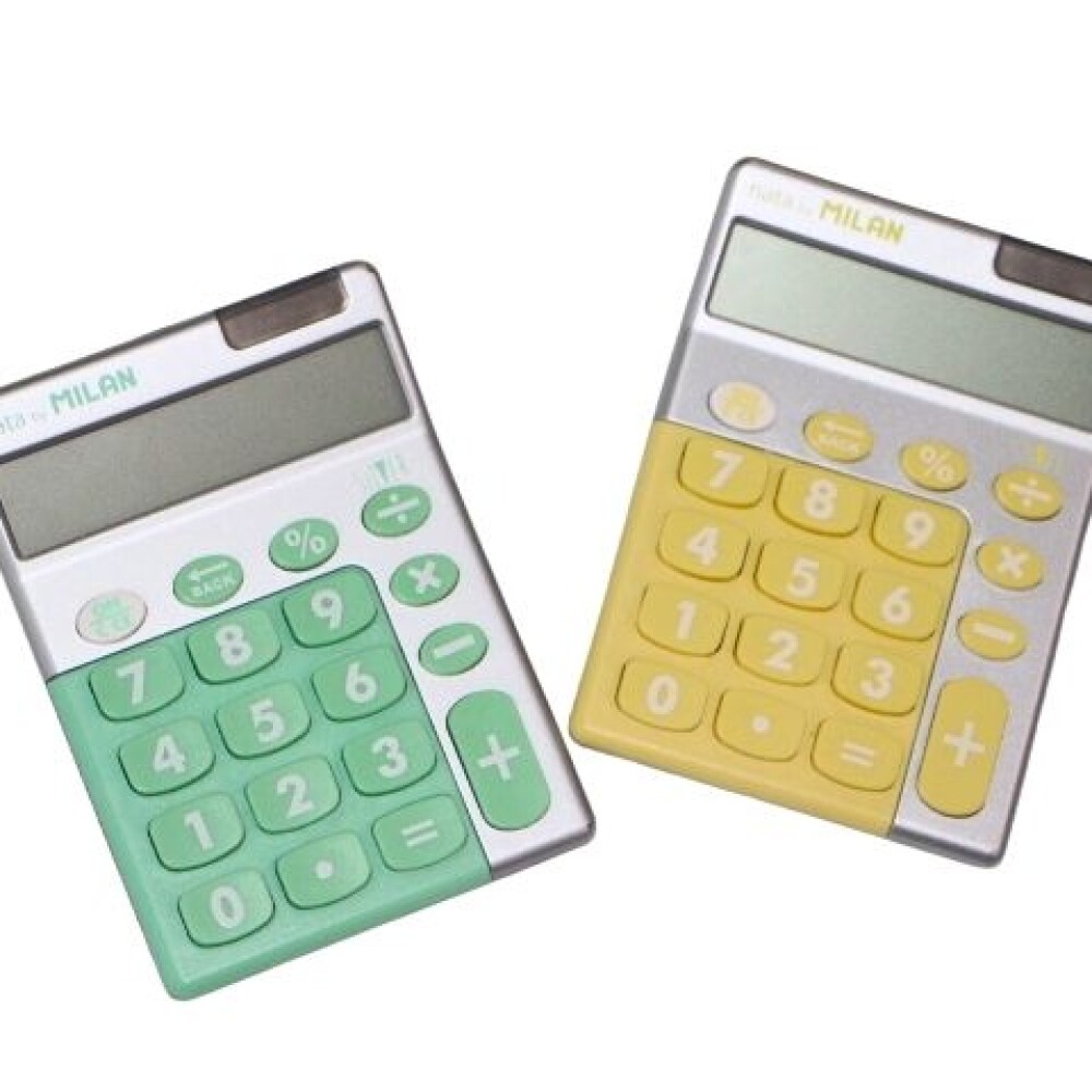MAQUINA CALCULADORA MILAN NATA SILVER MAQUINA CALCULADORA MILAN NATA SILVER